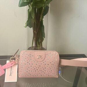 Juicy Couture Pink Studded Belt Bag